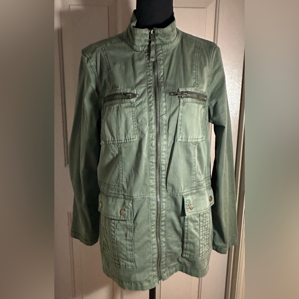 Olive Green Utility Jacket